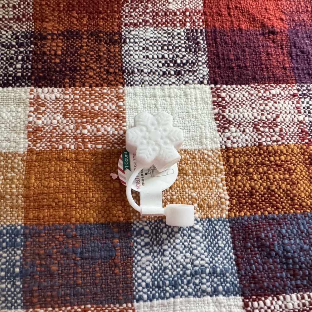 Target | White Snowflake Straw Topper